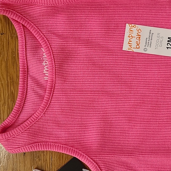 OKIE DOKIE AND JUMPING BEANS GIRLS BUNDLE OF 3 SHIRTS/TANKS SIZE 12 MONTHS - Picture 6 of 14